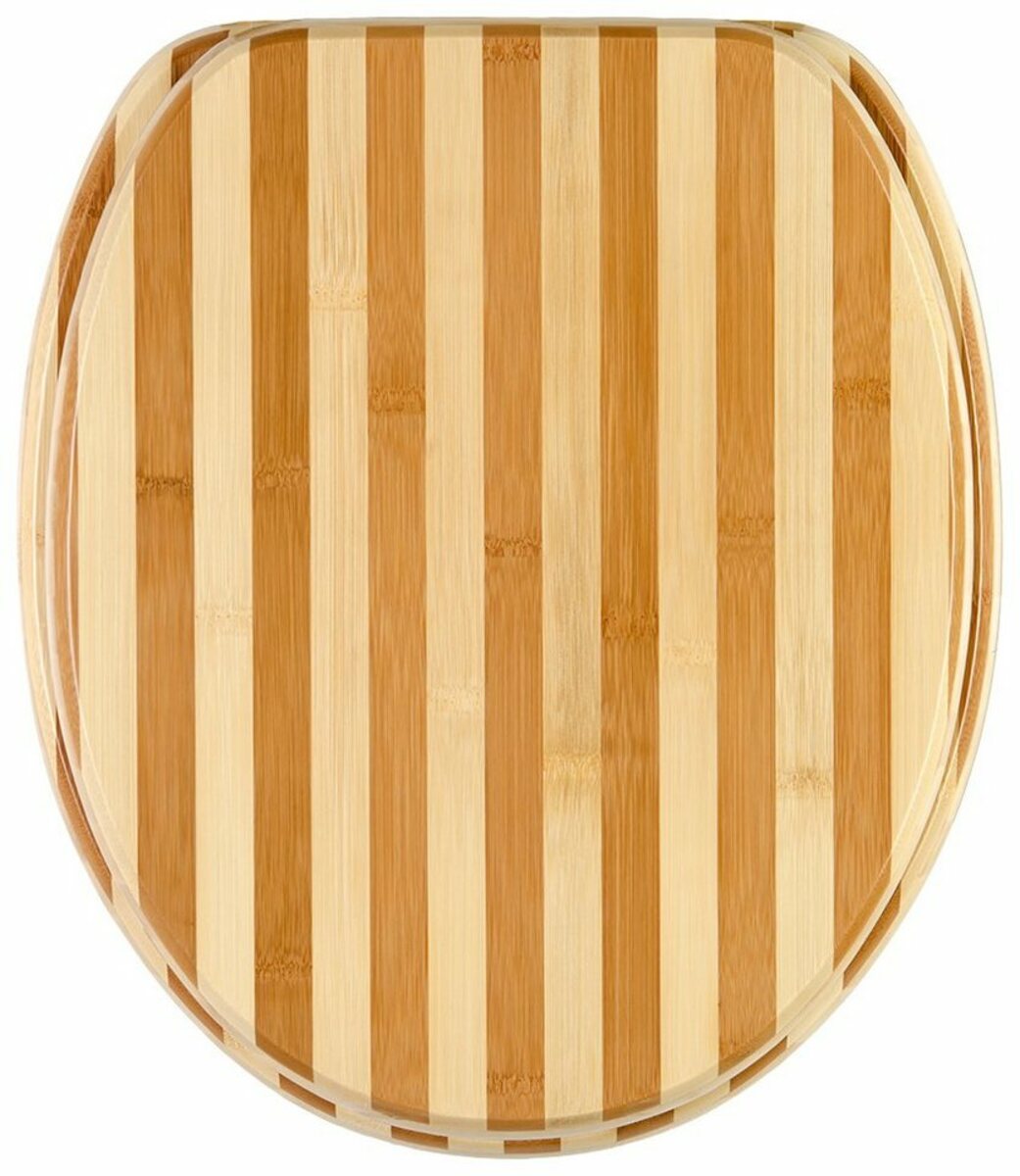 Bild 1 von Sanilo WC-Sitz Bambus Gestreift, mit Absenkautomatik