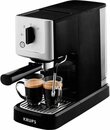 Bild 1 von Krups Espressomaschine Calvi Steam & Pump XP3440, Edelstahl, 1 L Wassertank, Sehr kompakt, Schnelles Aufheizen