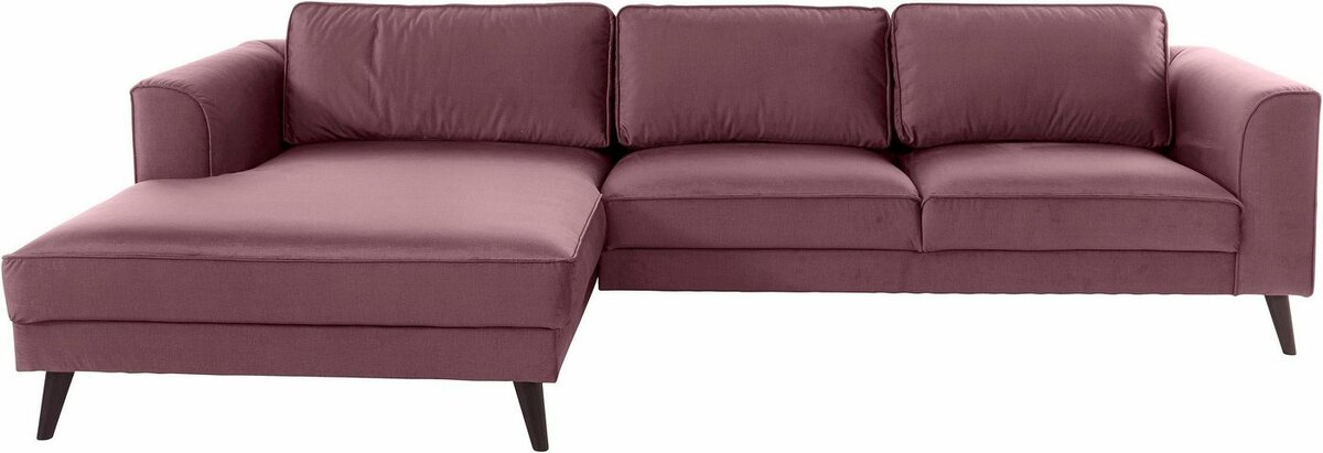 Bild 1 von INOSIGN Ecksofa Junis, in moderner Optik, Rosa