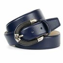 Bild 1 von Anthoni Crown Ledergürtel mit aufwendiger Schmuck-Schließe in silberfarben