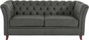 Bild 1 von Home affaire Chesterfield-Sofa Reims, mit echter Chesterfield-Knopfheftung, hochwertige Verarbeitung, Grau