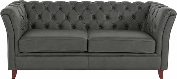 Bild 1 von Home affaire Chesterfield-Sofa Reims, mit echter Chesterfield-Knopfheftung, hochwertige Verarbeitung, Grau