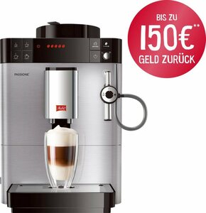 Melitta Kaffeevollautomat Passione® F54/0-100, Edelstahl, Moderne Edelstahl-Front, tassengenau frisch gemahlene Bohnen