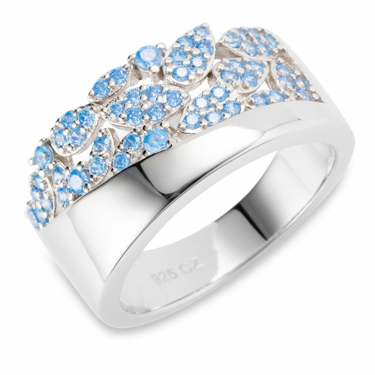 Bild 1 von DIAMONIQUE® Ring = 0,56ct Brillantschliff Silber platinveredelt