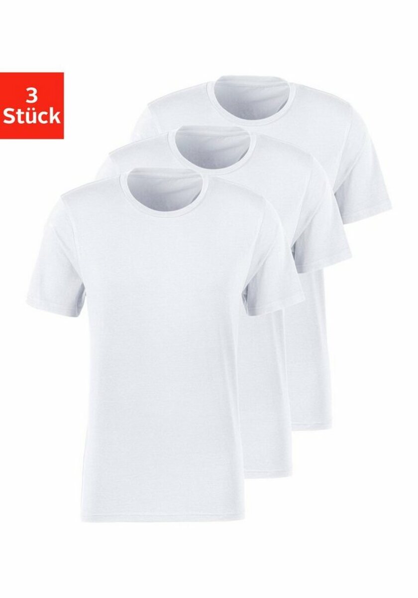 Bild 1 von Bruno Banani T-Shirt (Packung, 3-tlg) mit Rundhals-Ausschnitt