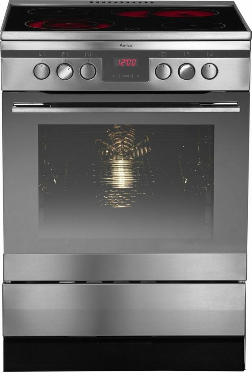 Bild 1 von Amica Elektro-Standherd SHC 11675 E, mit 2-fach-Teleskopauszug, Simple Steam Reinigungsfunktion, SteamClean