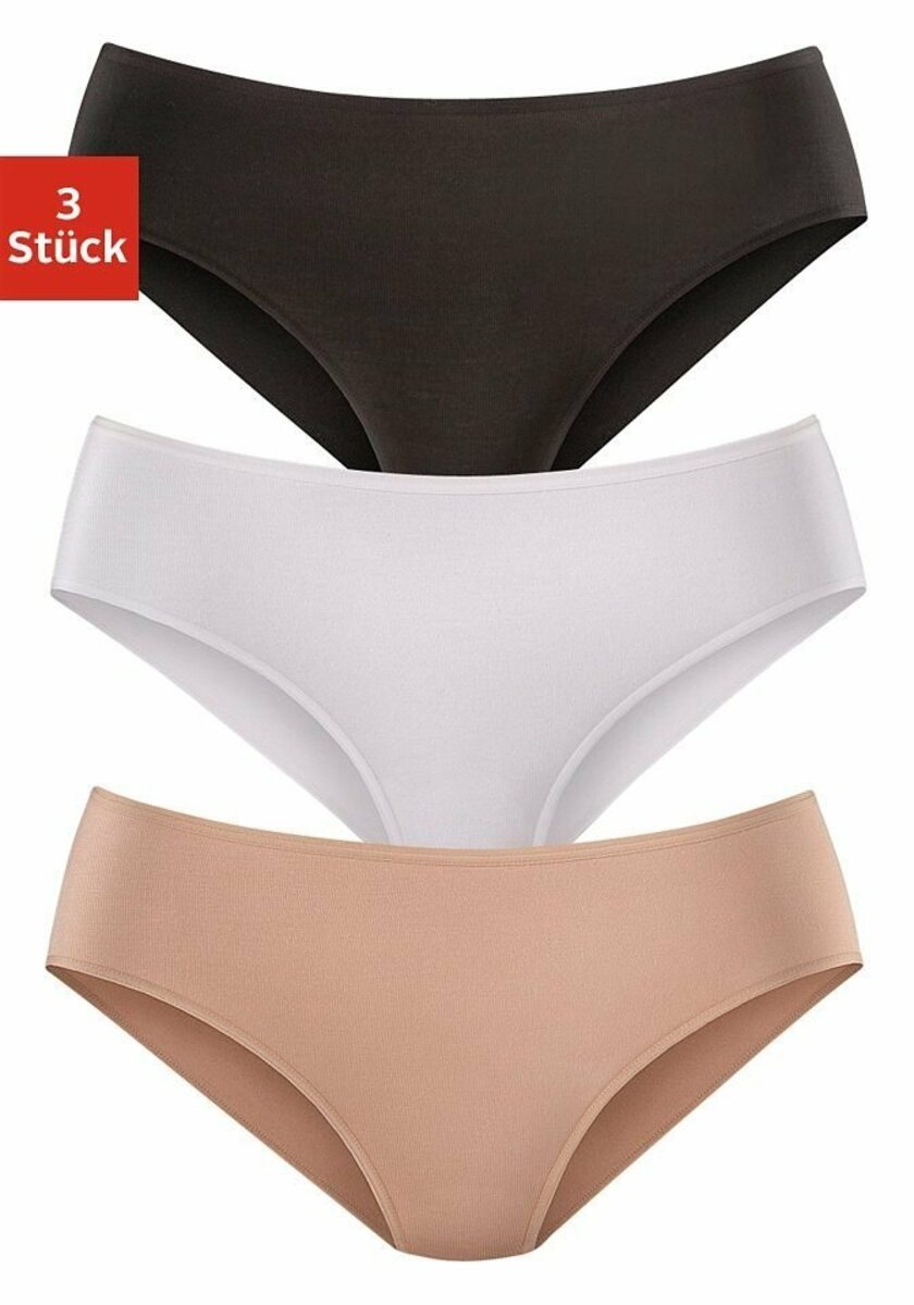 Bild 1 von LASCANA Jazz-Pants Slips (Packung, 3-St) aus hochwertiger Modal-Qualität