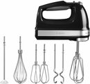 Bild 1 von KitchenAid Handmixer KitchenAid Handmixer, 5KHM9212EOB onyx schwarz, 85 W, 9 Stufen