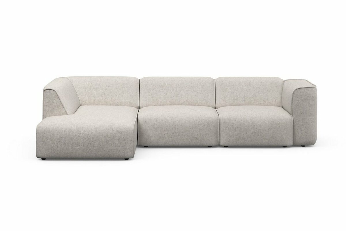 Bild 1 von RAUM.ID Ecksofa Merid, 3 Teile, Modulsofa Set, individuelle Zusammenstellung, Beige
