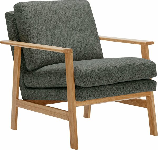 Bild 1 von LOVI Sessel Pepper, mit massivem Eichengestell, neuer Klassiker mit zeitlosem Design, Grau