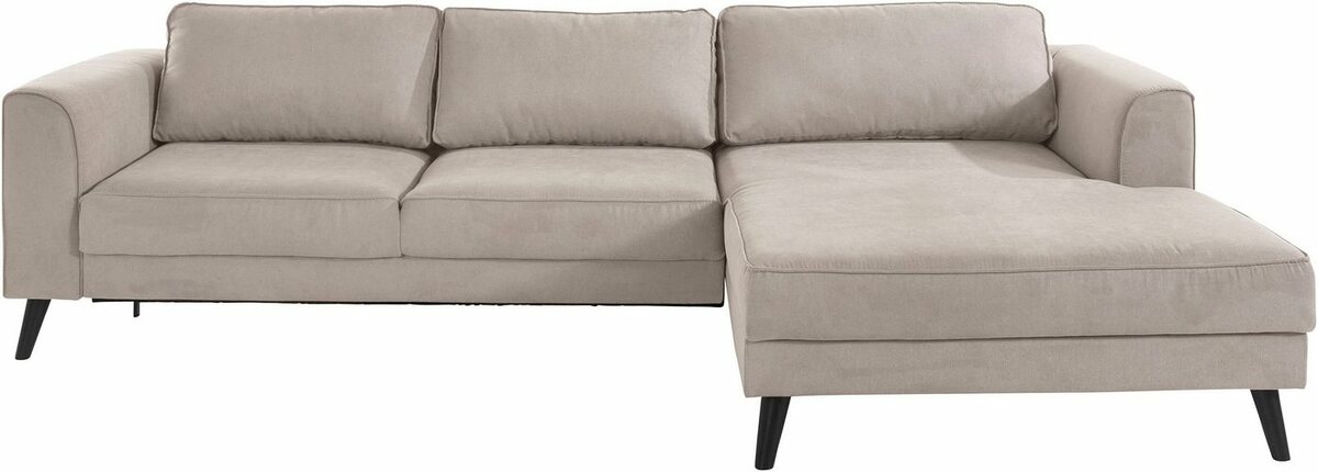 Bild 1 von INOSIGN Ecksofa Junis, in moderner Optik, Braun