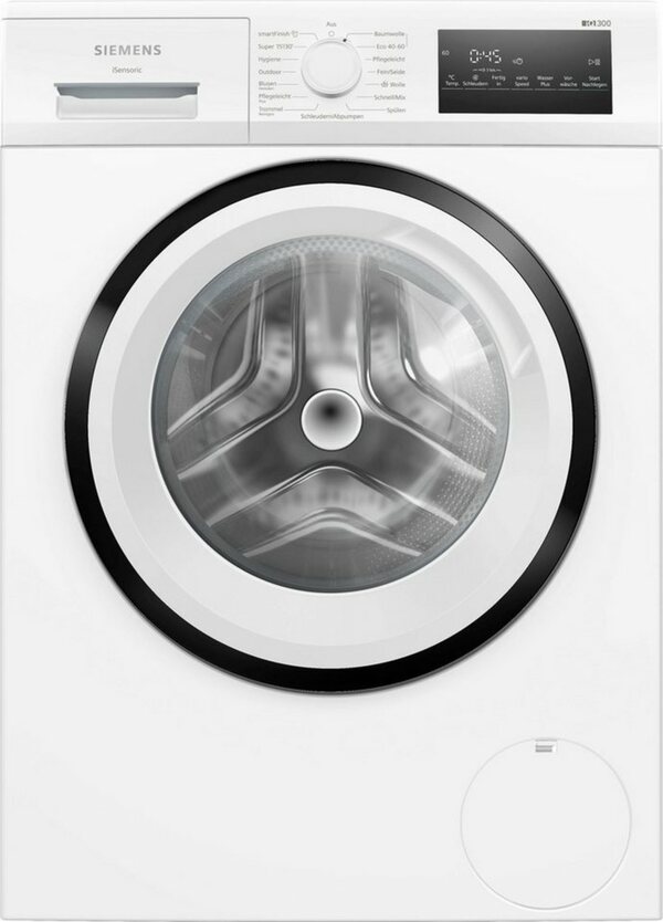 Bild 1 von SIEMENS Waschmaschine iQ300 WM14N225, 8 kg, 1400 U/min