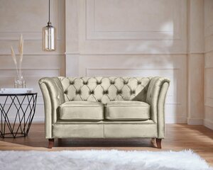 Home affaire Chesterfield-Sofa Reims, mit echter Chesterfield-Knopfheftung, hochwertige Verarbeitung, Beige