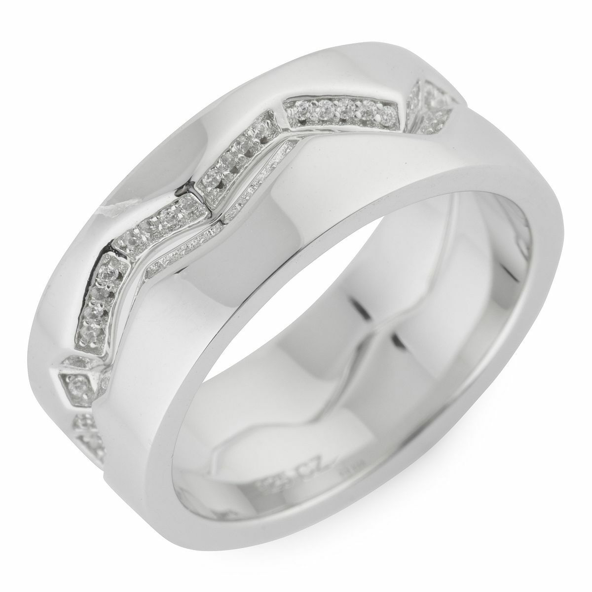 Bild 1 von DIAMONIQUE® 2tlg. Ring-Set mind = 0,47ct Brillantschliff Silber rhodiniert