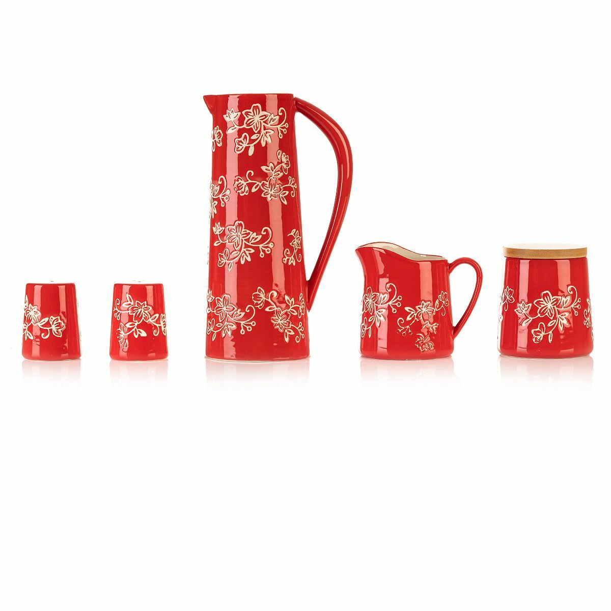 Bild 1 von TEMP-TATIONS Servierset Lazy Susan Keramik verschiedene Designs 5tlg.-Set