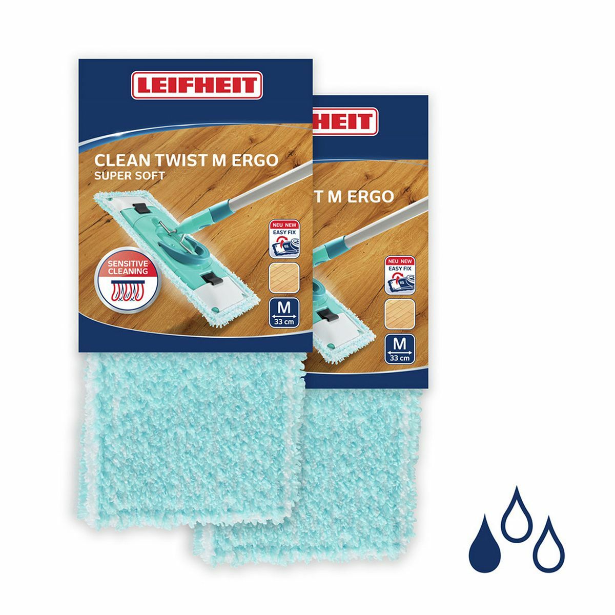 Bild 1 von LEIFHEIT Wischbezug-Set Clean Twist Combi M super soft