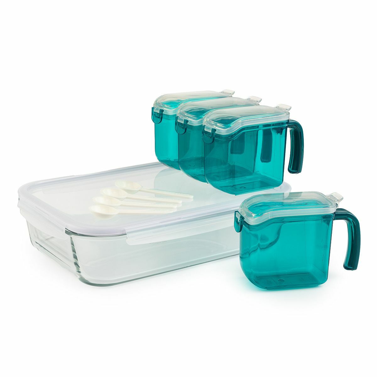 Bild 1 von LocknLock Back-Set inkl. Auflaufform & 4 Vorratsdosen 430ml-3,6l, 5tlg.