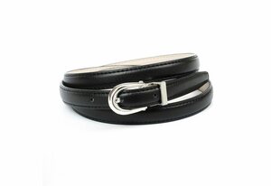 Anthoni Crown Ledergürtel in schmaler Form mit ovaler Schließe