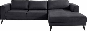 INOSIGN Ecksofa Junis, in moderner Optik, Grau
