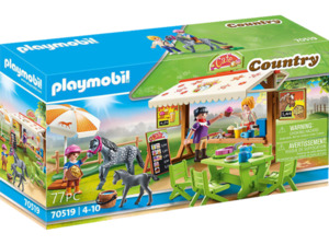 PLAYMOBIL 70519 Pony - Café Spielset, Mehrfarbig