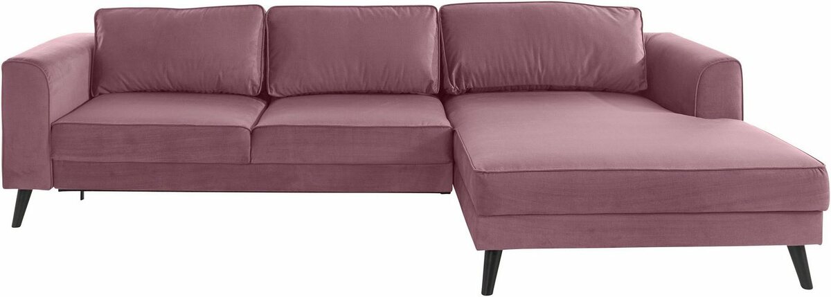 Bild 1 von INOSIGN Ecksofa Junis, in moderner Optik, Rosa