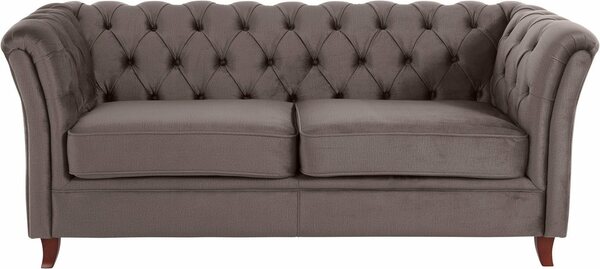 Bild 1 von Home affaire Chesterfield-Sofa Reims, mit echter Chesterfield-Knopfheftung, hochwertige Verarbeitung, Braun