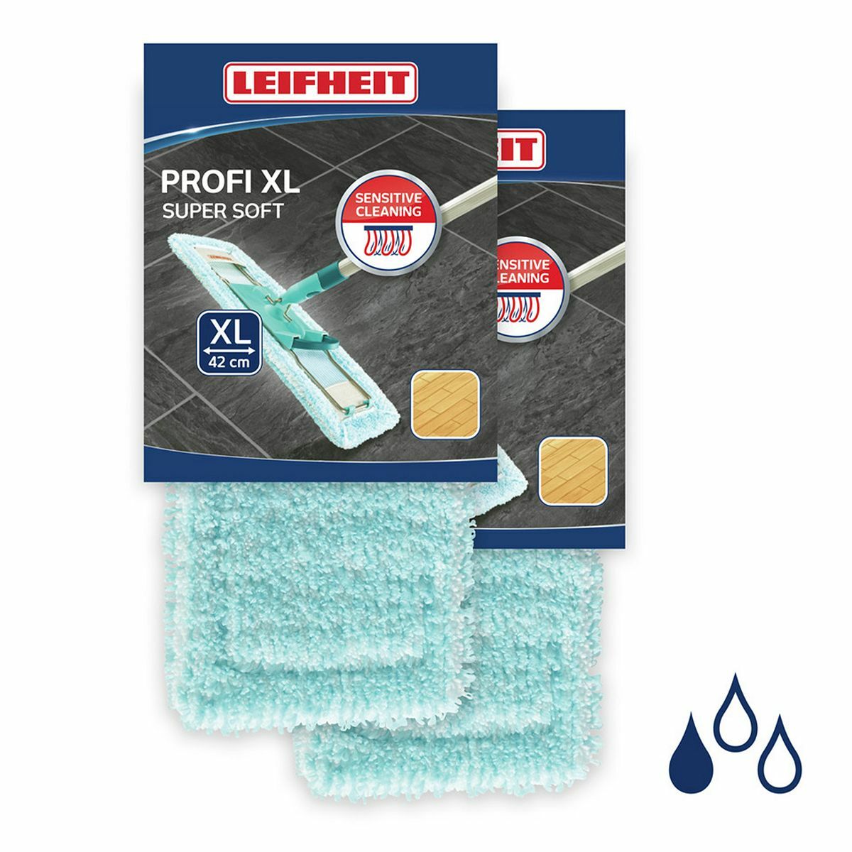 Bild 1 von LEIFHEIT Wischbezüge Profi XL super soft 2er-Set