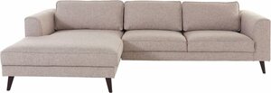 INOSIGN Ecksofa Junis, in moderner Optik, Beige