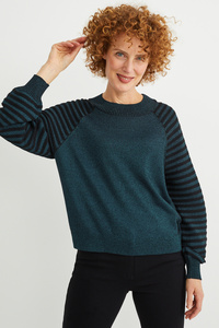 C&A Pullover-recycelt, Grün, Größe: XS
