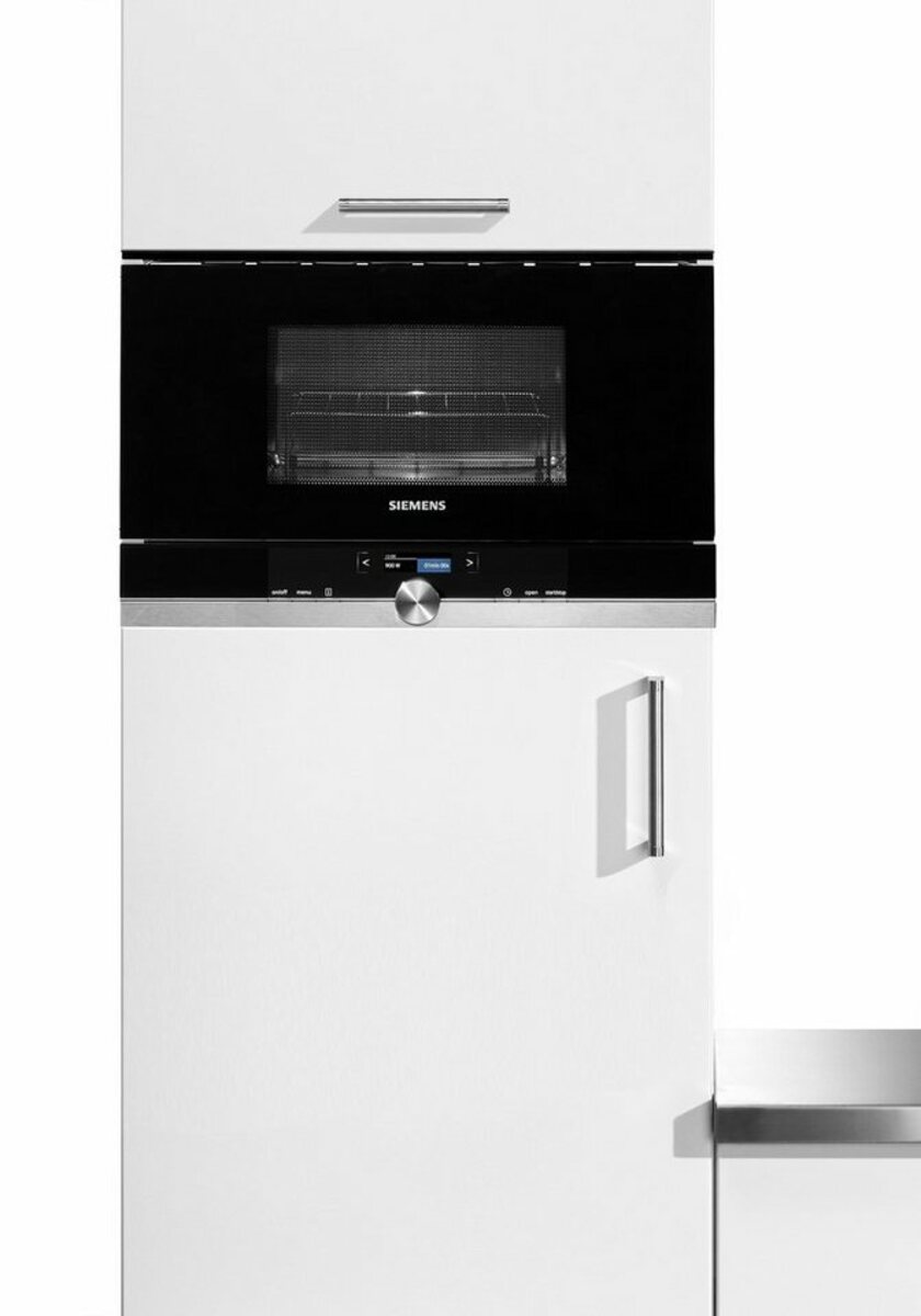Bild 1 von SIEMENS Einbau-Mikrowelle BE634LGS1, Grill, Mikrowelle, 21 l