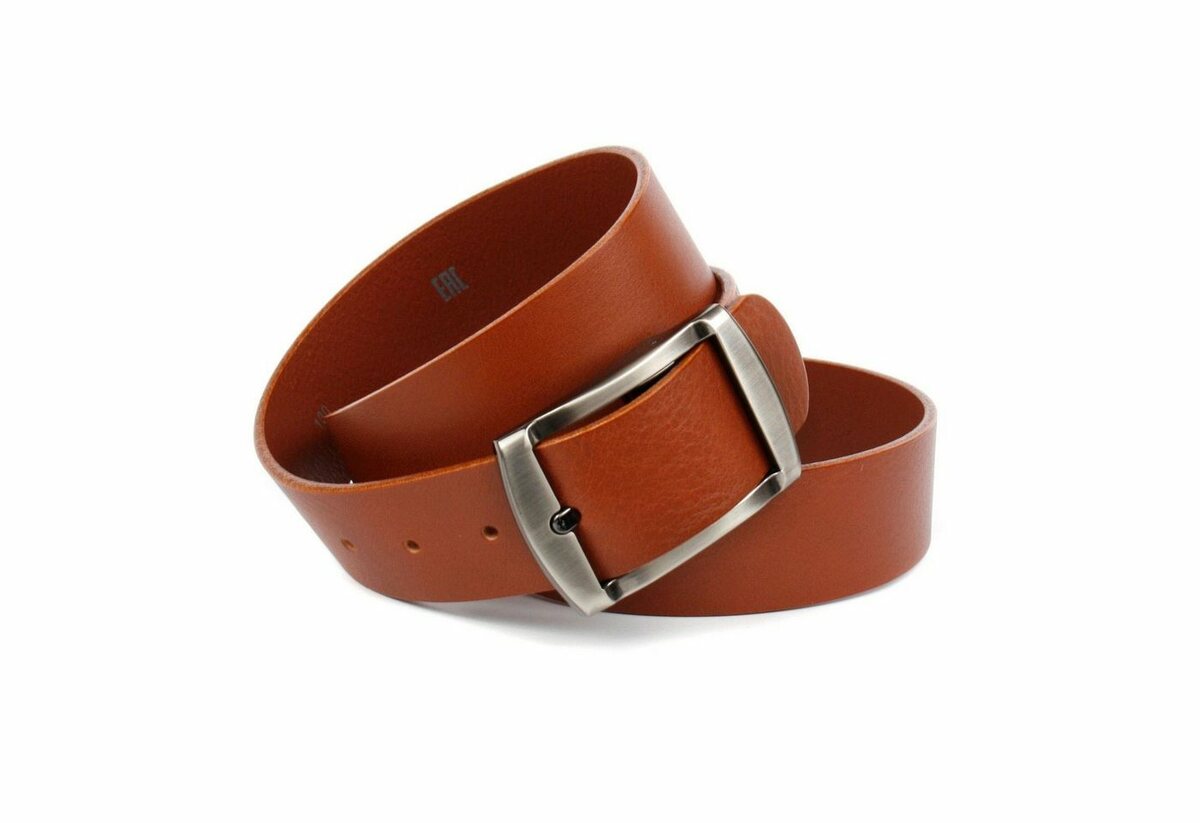 Bild 1 von Anthoni Crown Ledergürtel mit Dornschließe in schwarz