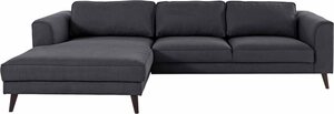 INOSIGN Ecksofa Junis, in moderner Optik, Grau