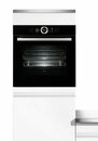 Bild 1 von BOSCH Dampfbackofen Serie 8 HSG636B, mit Teleskopauszug nachrüstbar, ecoClean Direct, mit Auftaufunktion