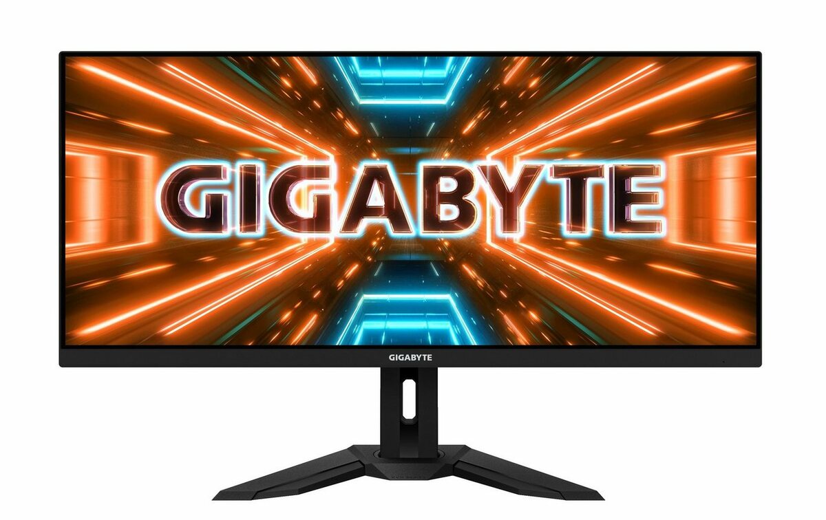 Bild 1 von Gigabyte M34WQ Gaming-Monitor (86 cm/34 , 3440 x 1440 px, WQHD, 1 ms Reaktionszeit, 144 Hz, IPS)"