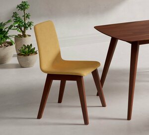 INOSIGN Stuhl Sandy (2 St), mit verschiedenen Stuhlbeinfarben und Farbvarianten, Sitzhöhe 47 cm, Braun