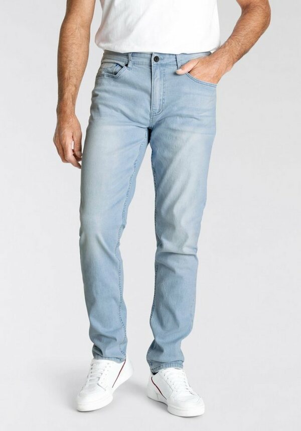 Bild 1 von H.I.S Slim-fit-Jeans FLUSH Ökologische, wassersparende Produktion durch Ozon Wash