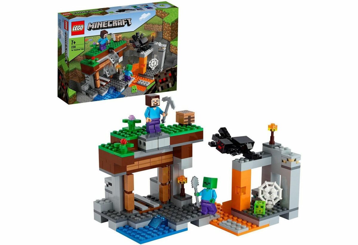 Bild 1 von LEGO® Konstruktionsspielsteine Die verlassene Mine (21166), LEGO® Minecraft™, (248 St), Made in Europe