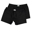 Bild 1 von DON Herren-Boxershorts Stretch 2er-Pack, Schwarz, S