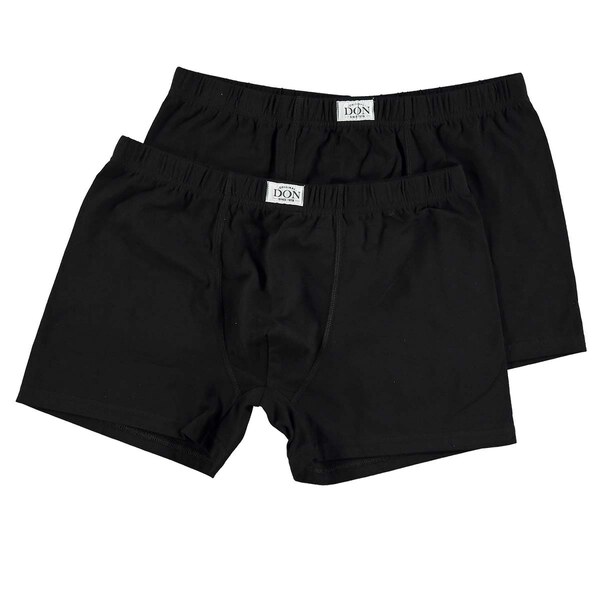 Bild 1 von DON Herren-Boxershorts Stretch 2er-Pack, Schwarz, S