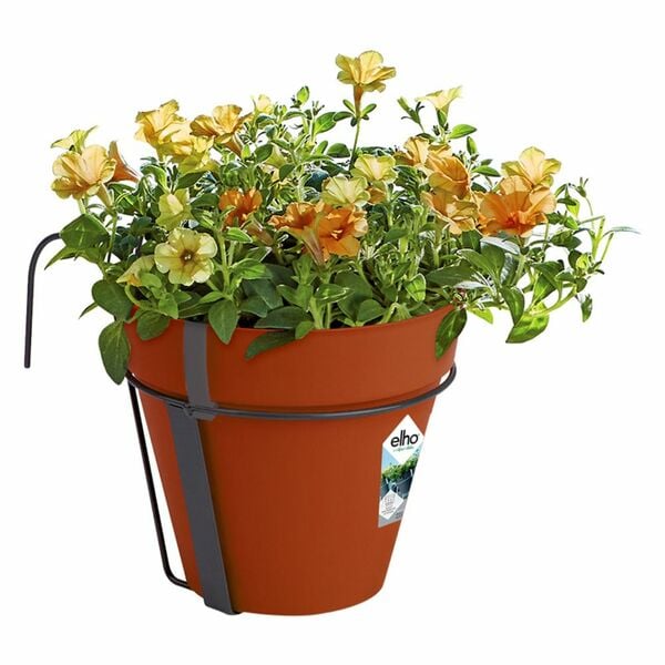 Bild 1 von Deuba® Blumentopf Terrakotta 20x28cm mit Halterung