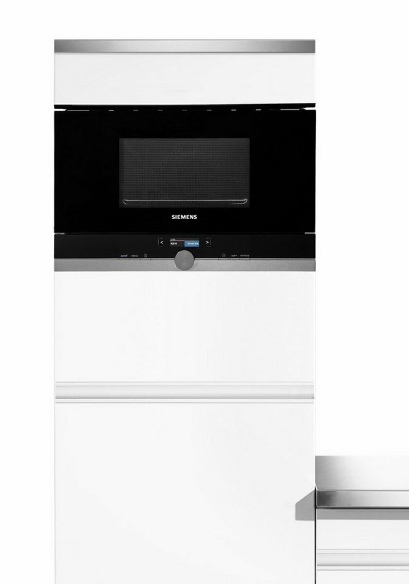Bild 1 von SIEMENS Einbau-Mikrowelle BF634LG, Mikrowelle, 21 l, iQ700