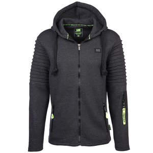 Herren Sweatjacke mit vielen Details
                 
                                                        Grau