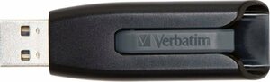 Verbatim V3 256GB USB-Stick (USB 3.2, Lesegeschwindigkeit 120 MB/s)