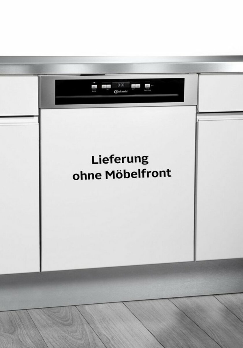 Bild 1 von BAUKNECHT teilintegrierbarer Geschirrspüler, BBC 3C26 X (2), 14 Maßgedecke