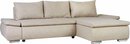Bild 1 von Home affaire Ecksofa Acra, mit Bettfunktion und Bettkasten, in Mattenoptik, Beige