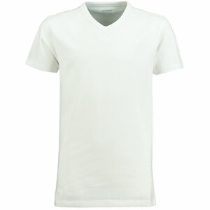 Jungen-T-Shirt Stretch, Weiß, 146/152