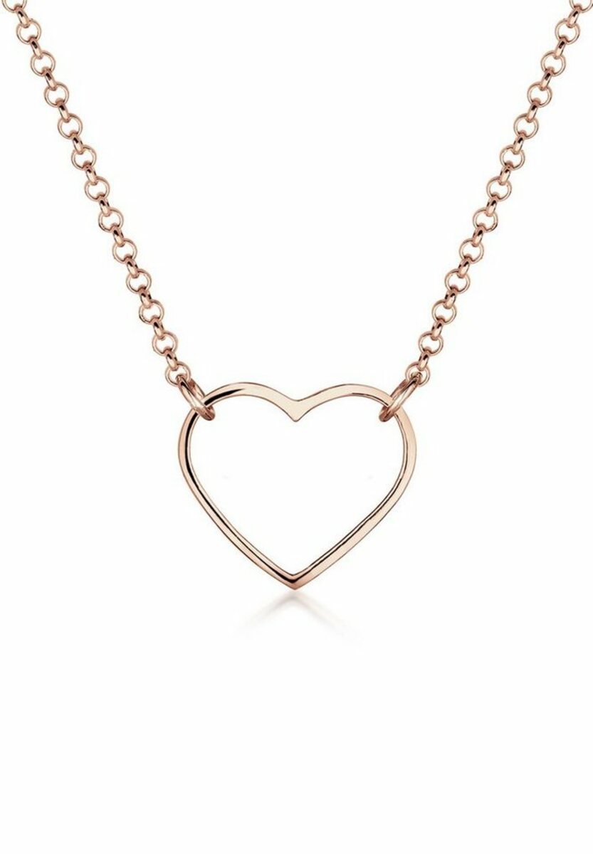 Bild 1 von Elli Kette mit Anhänger Herz Liebesbeweis 925 Sterling Silber