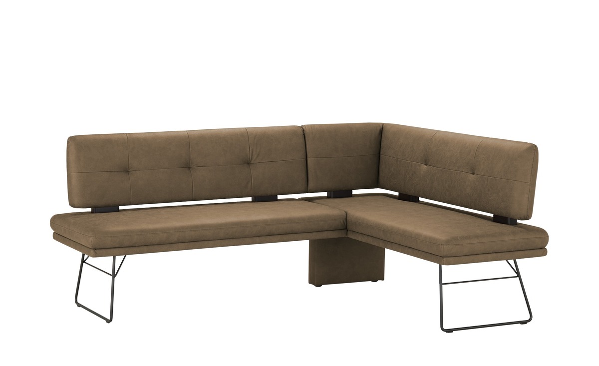 Bild 1 von Eckbank braun Maße (cm): B: 207 H: 91 T: 157 Bänke