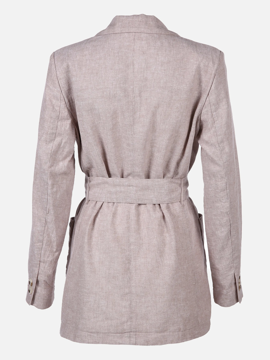 Bild 2 von Damen Leinenblazer in langer Form
                 
                                                        Braun