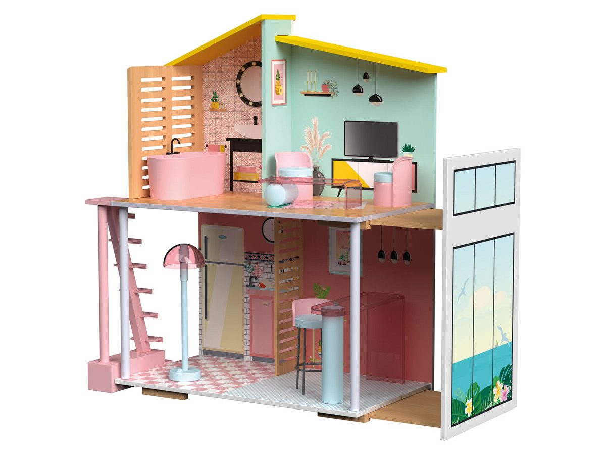 Bild 1 von Playtive Fashion Doll Puppenhaus, 2 Etagen